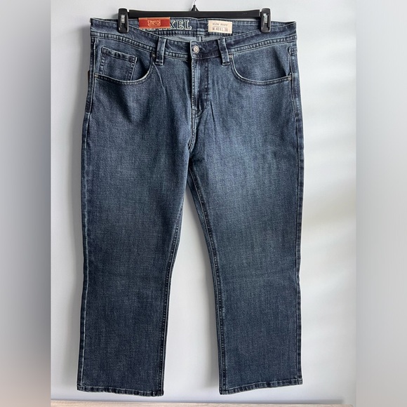 Axel Men's Slim Boot Cut Denim - Picture 2 of 8